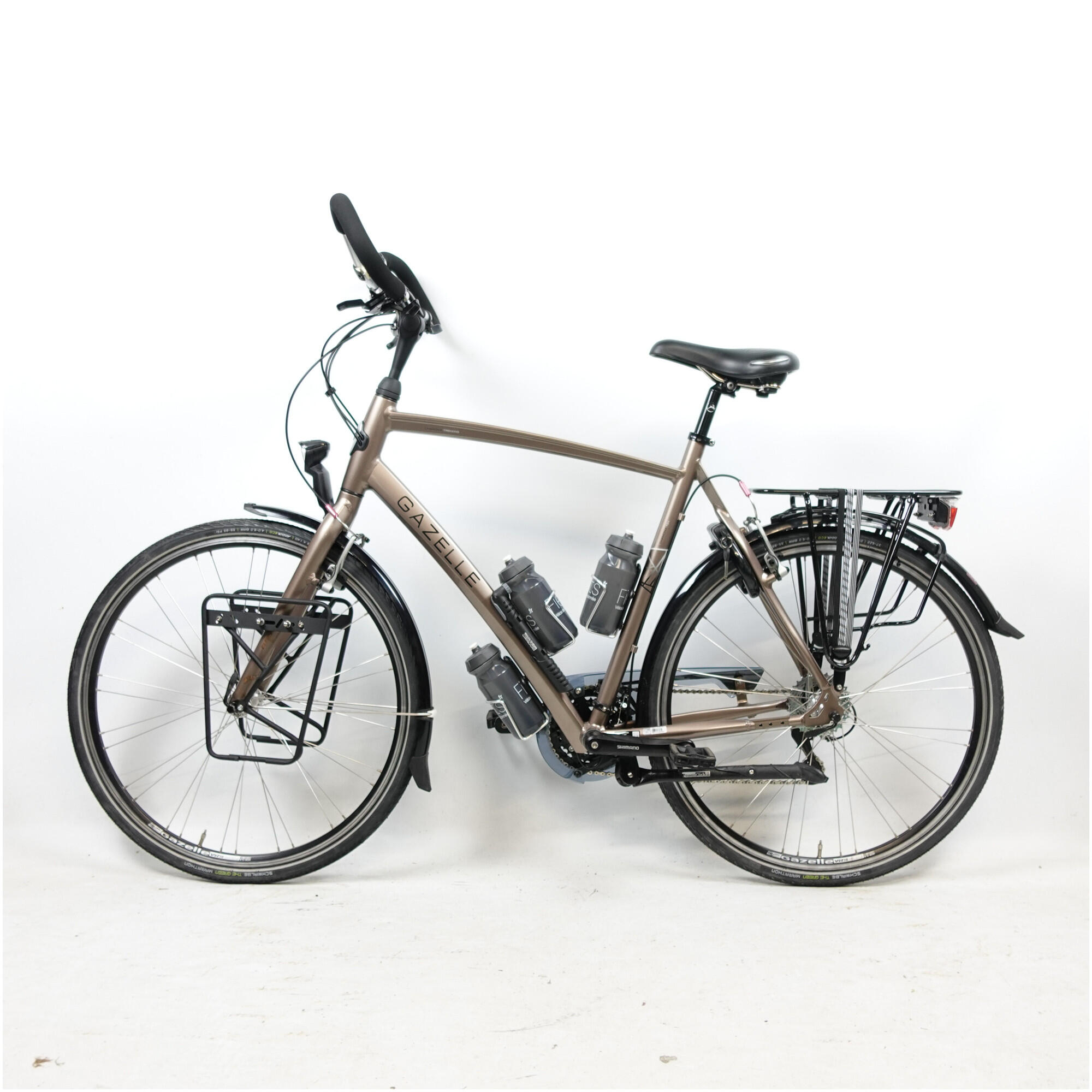 Reconditionné - Vélo de Randonnée - Gazelle Chamonix beige - Bon 3/7
