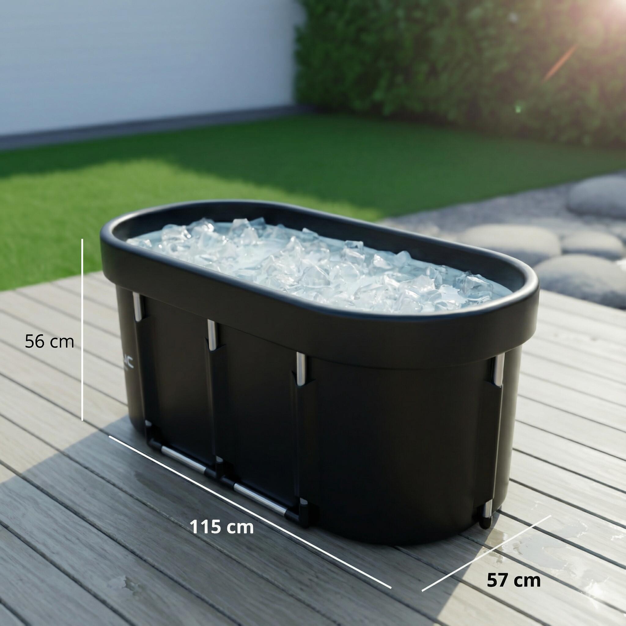 Premium ijsbad - Zit en lig bad voor Volwassenen - Ice Bath bucket Dompelbad 2/7