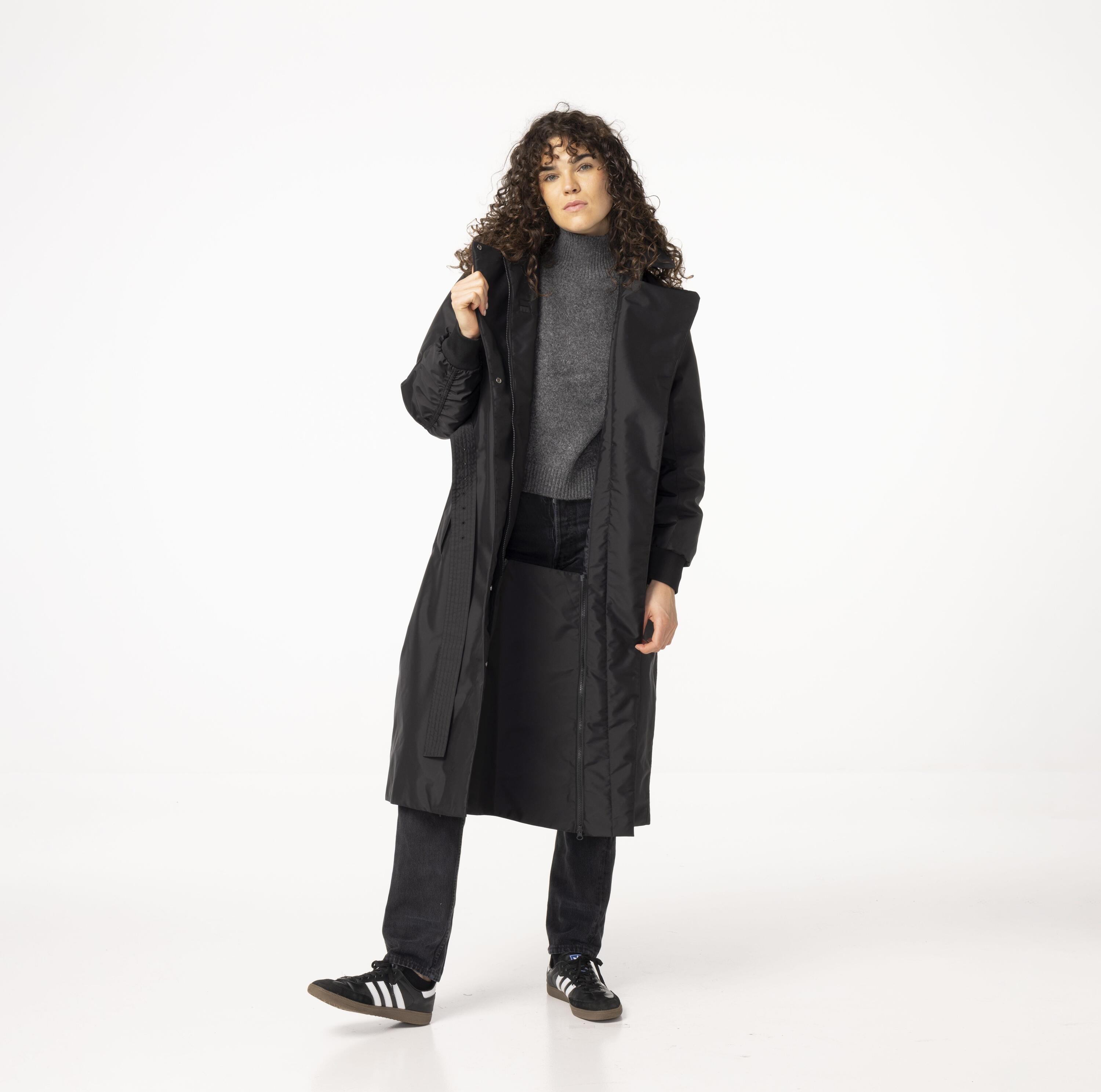 Winter Trench Coat Long Winterregenjacke  Damen 7/7