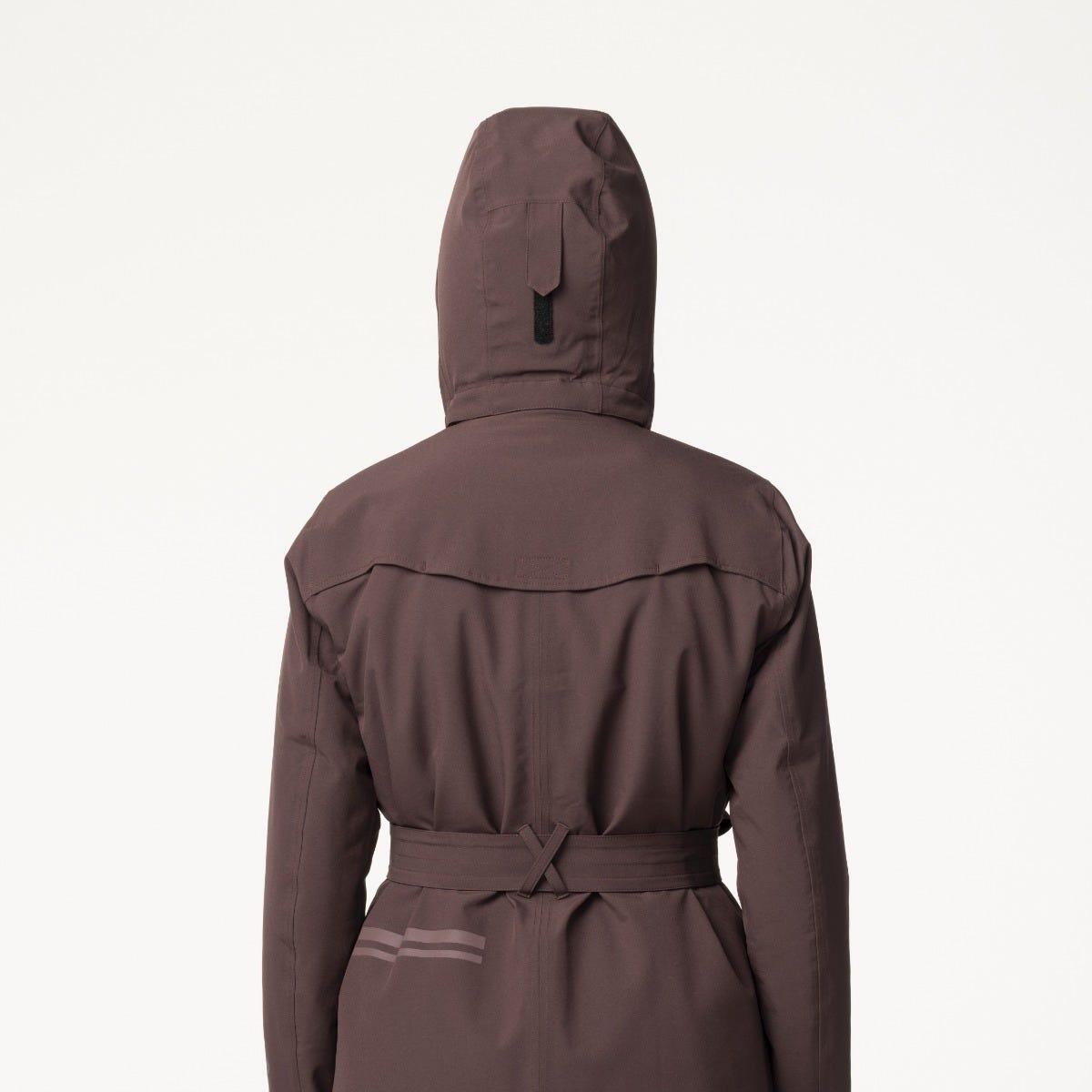 Trench Coat Puff Giacca da pioggia invernale Urban Outdoor Donne Modica 7/7