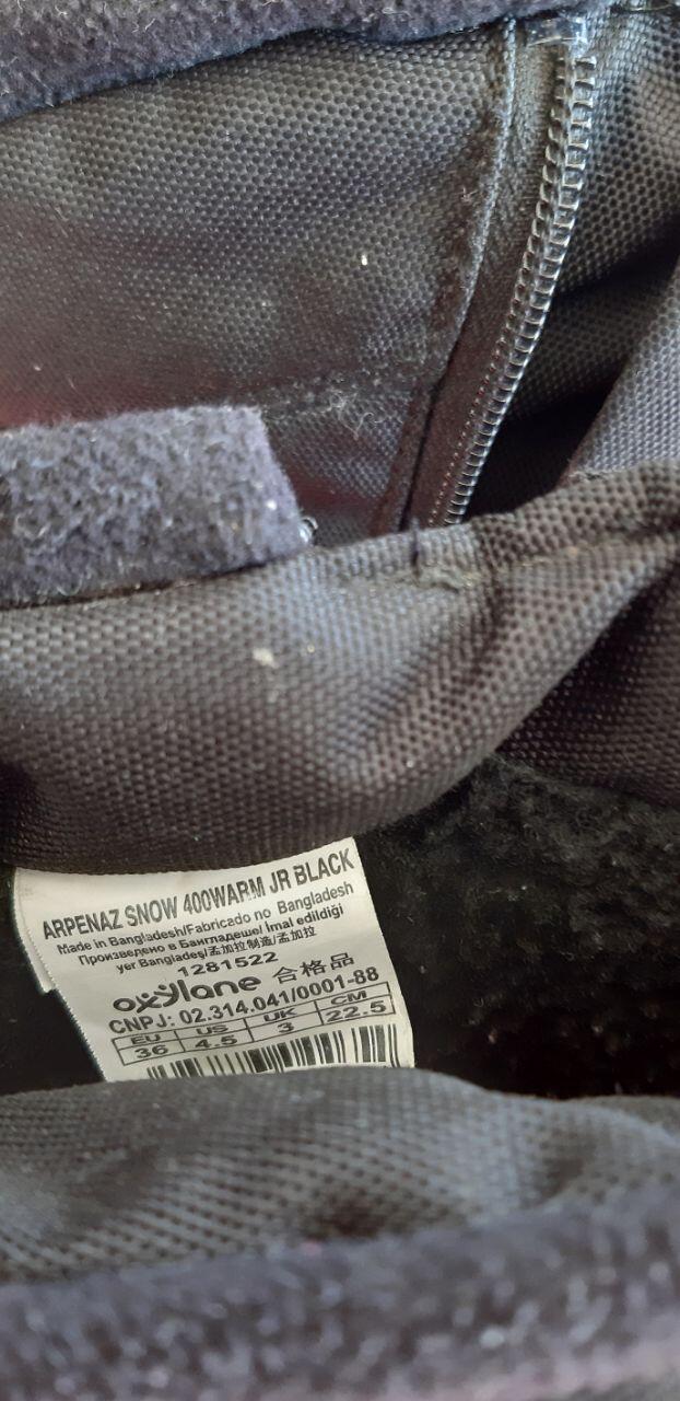 Entre Particuliers - QUECHUA Bottes de neige chaudes et imperméables po 6/6