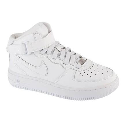 Chaussures Nike Air Force 1 Mid EasyOn Gs blanc enfant