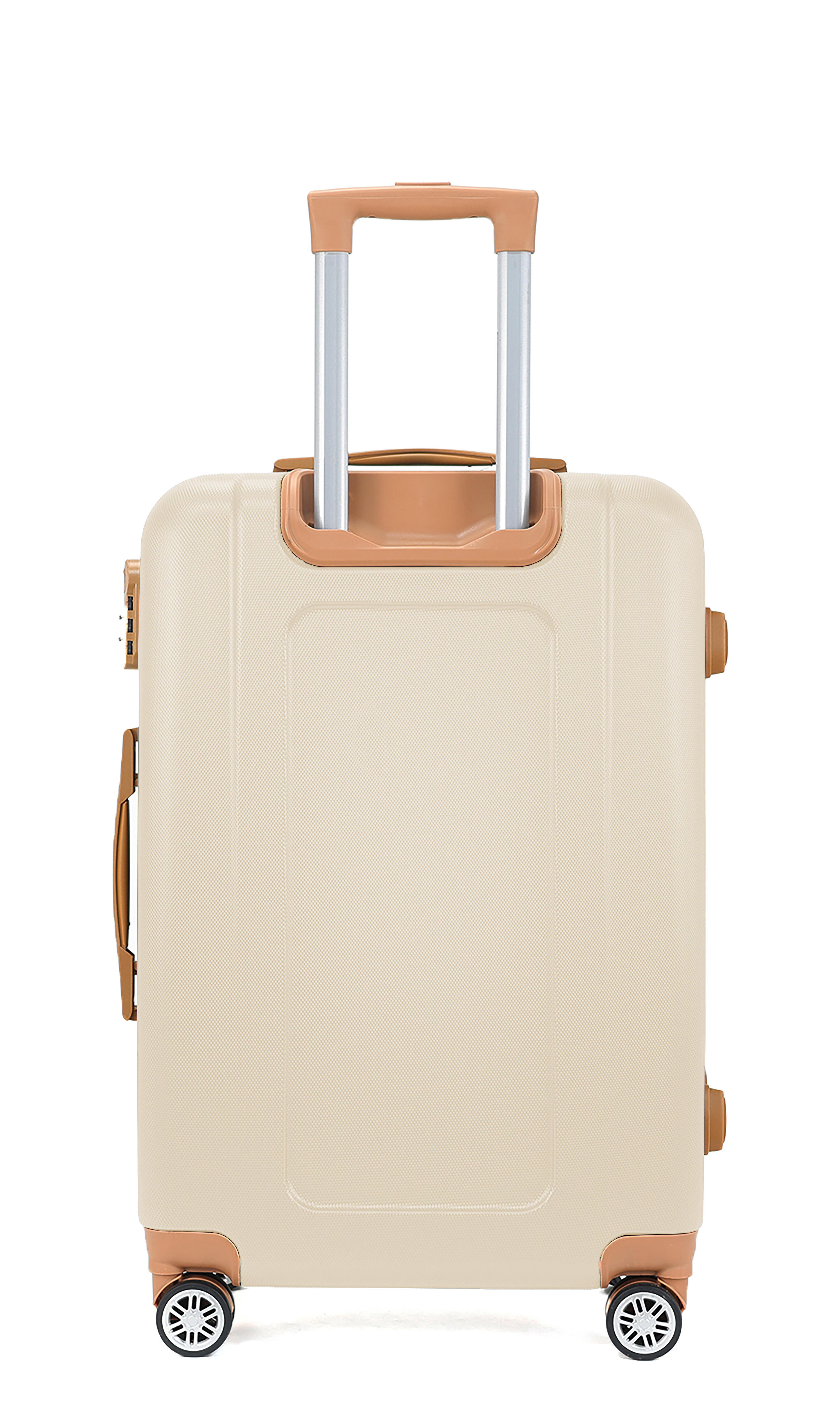 Ensemble De 3 Valises SML Trocadero Creme 2/4