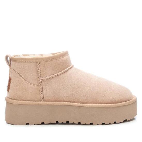 Flache Stiefeletten Damen Xti Beige