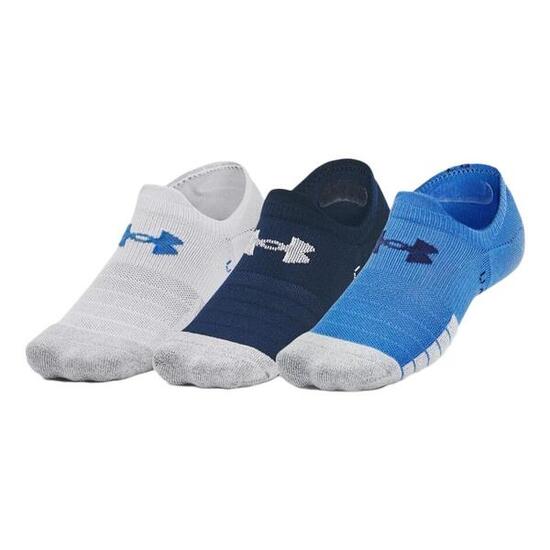X3 Paires de Chaussettes Marine/Bleu/Gris Homme Under Armour Ultra low