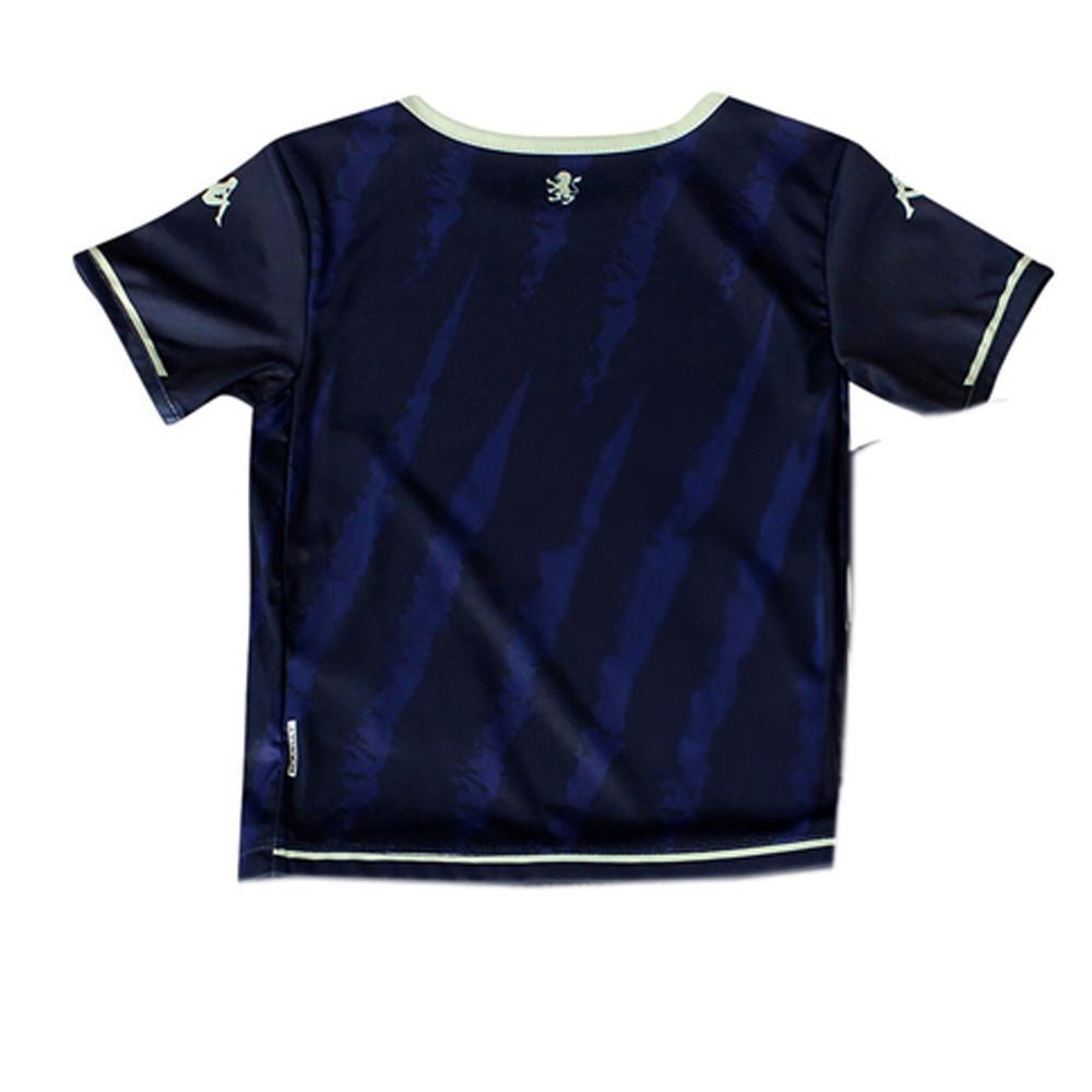 Equipación Mini Kappa Kombat Aston Villa para Niños - Azul Marino 2/3