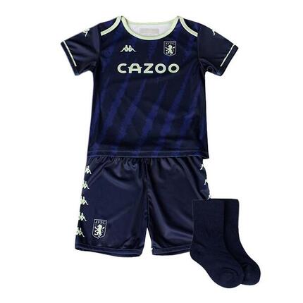Aston Villa Thuisshirt Marineblauw Mini Kit Kappa Kombat