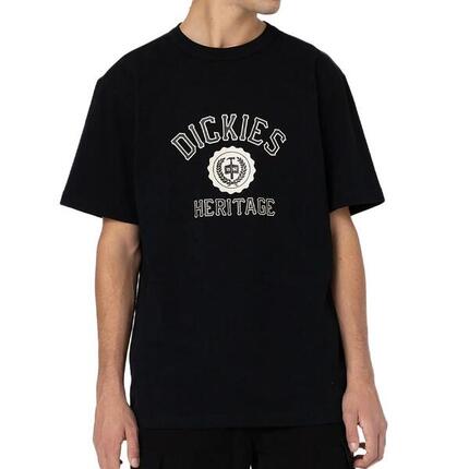 Camiseta Negra Dickies Oxford para Hombre
