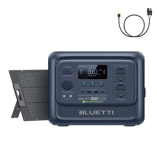 Solar Generator Elite 100 V2 +200W, 1024Wh Outdoor Power für Camping & Abenteuer