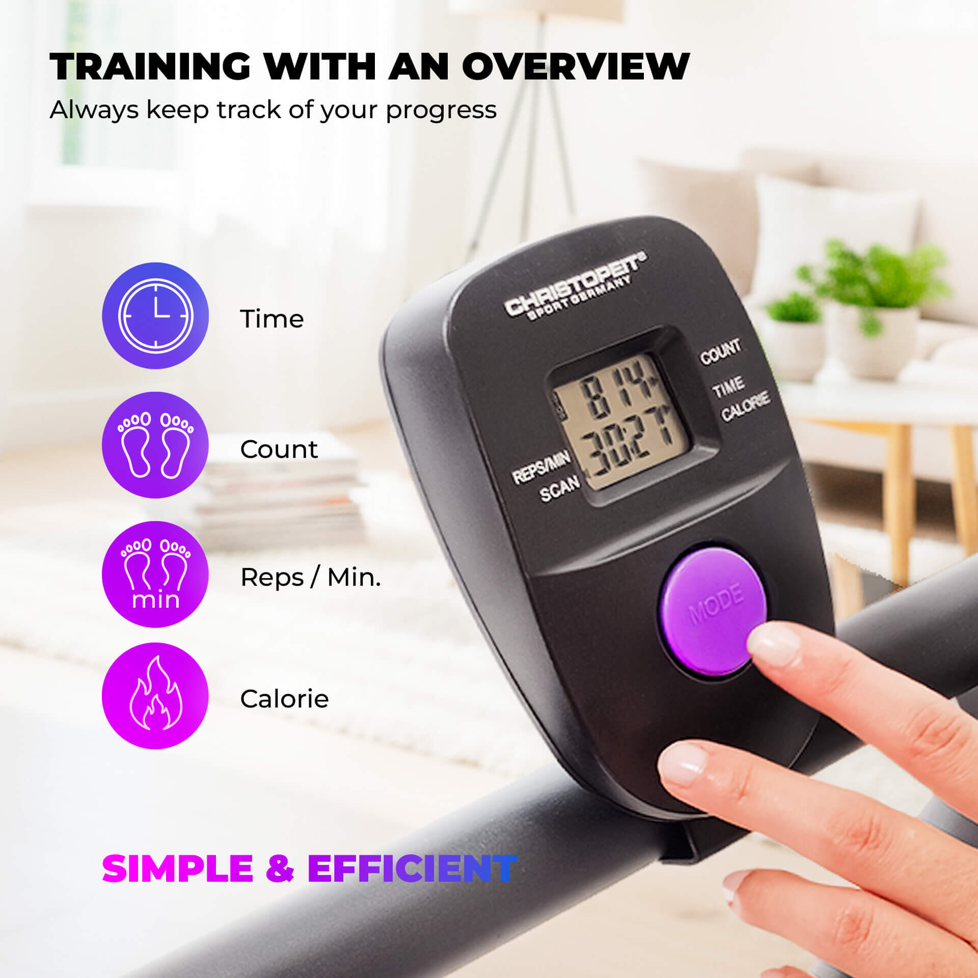 Stepper – Effektiver Trainer für dein Ganzkörpertraining zuhause - Climber 1000 5/9