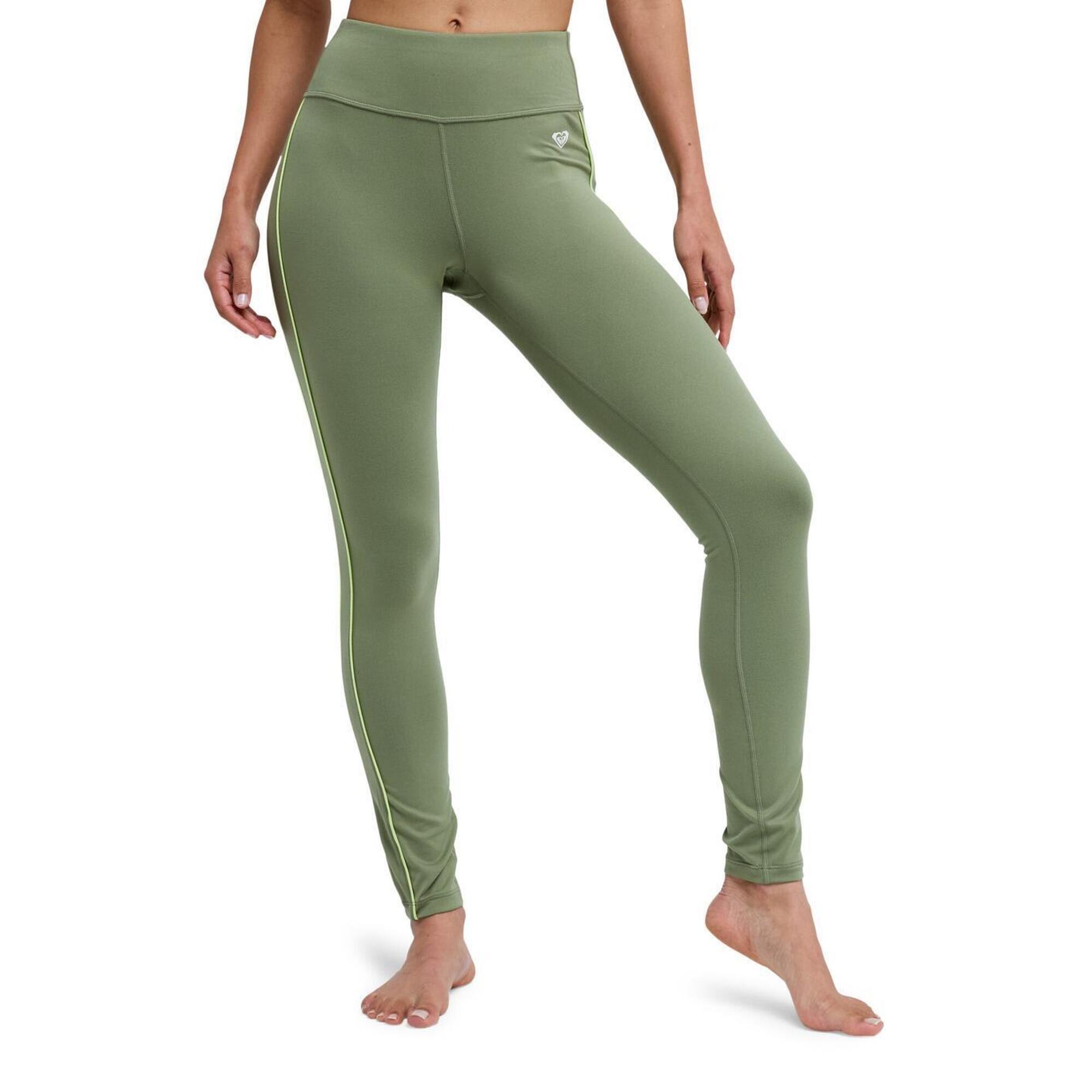 Roxy - Legging De Sport Everyday Flow Vert Femme - Legging - Vert - Decathlon