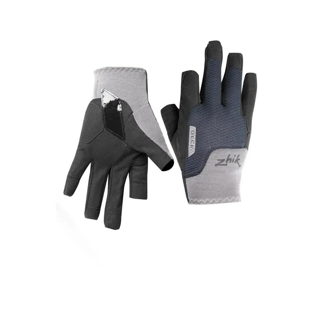 Deck Gloves Sailing Gloves Full Finger Women/Men Grey