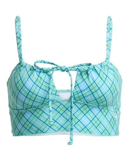 Haut de bikini tank PRINTED ESSENTIALS Vert Femme