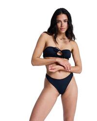 Bas de bikini échancré SOLID ESSENTIALS Noir Femme