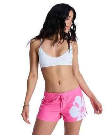 Boardshort TO DYE FOR 3" Rose Femme