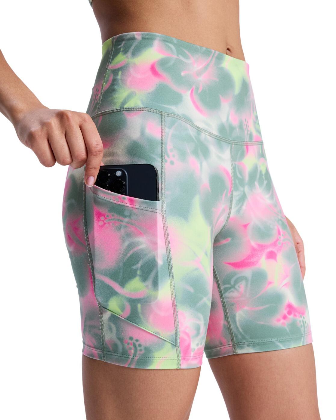 Short Biker de sport HEART INTO IT BIKER PT Vert Femme 3/4