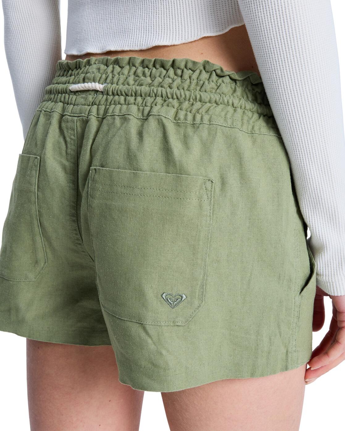 Short de plage OCEANSIDE Vert Femme 4/4