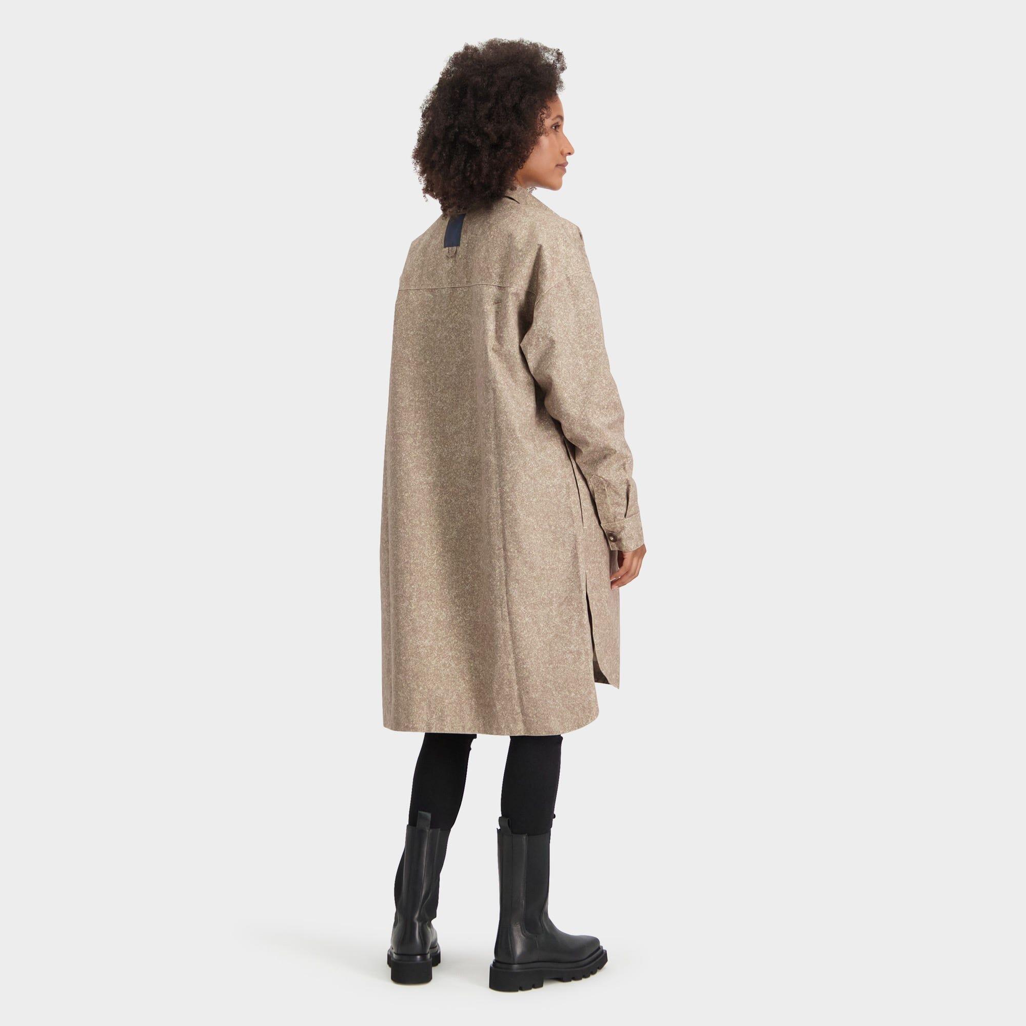 Oversized Rain Shirt Urban Outdoor Donne Lead Grey 3/7