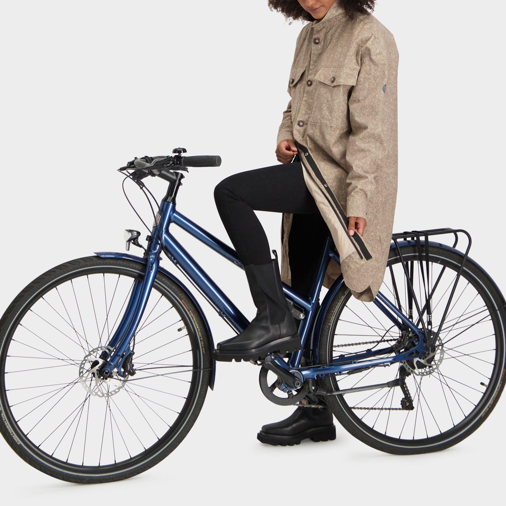 Oversized Rain Shirt Urban Outdoor Donne Lead Grey 5/7