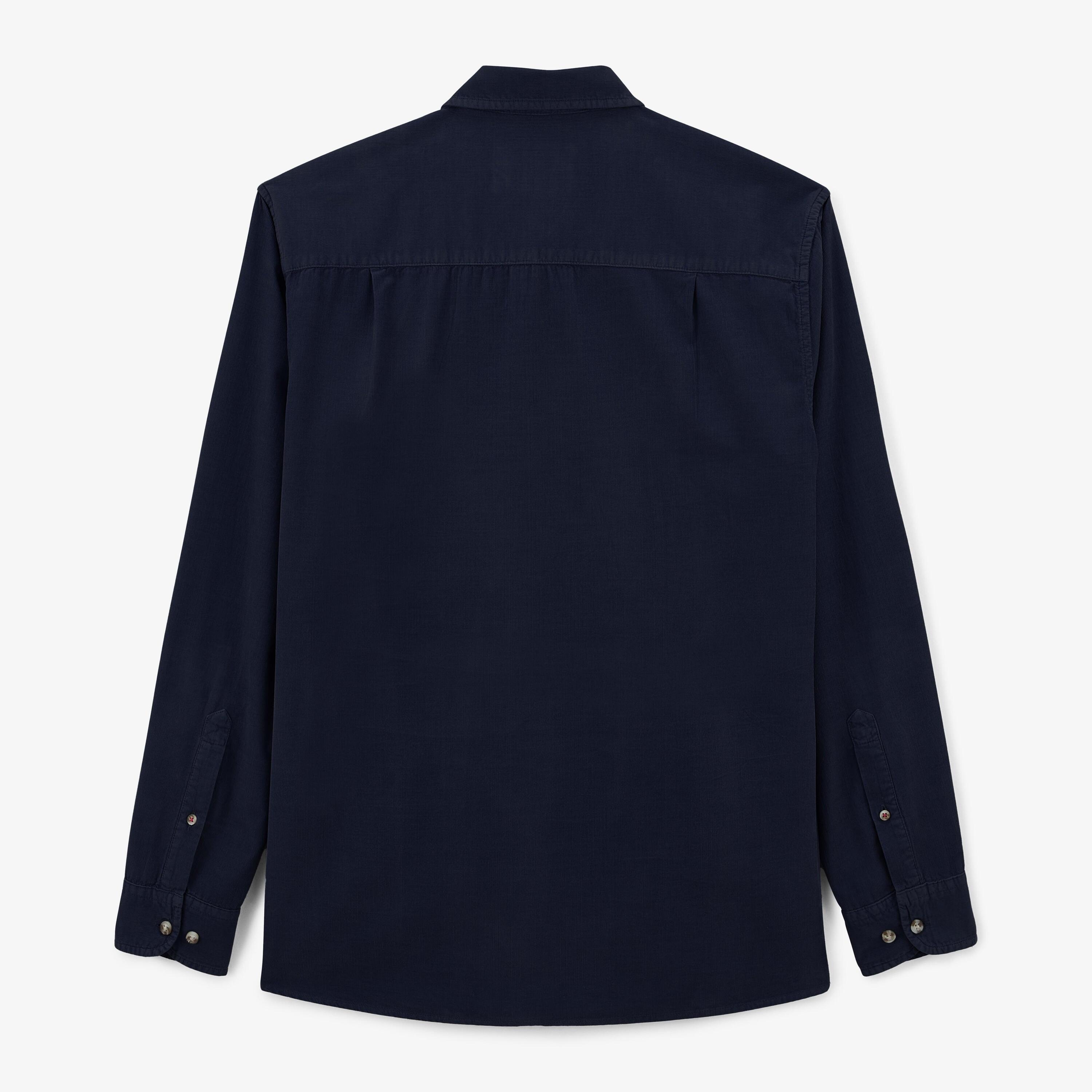 Camicia a maniche lunghe Charles in velluto 2/3