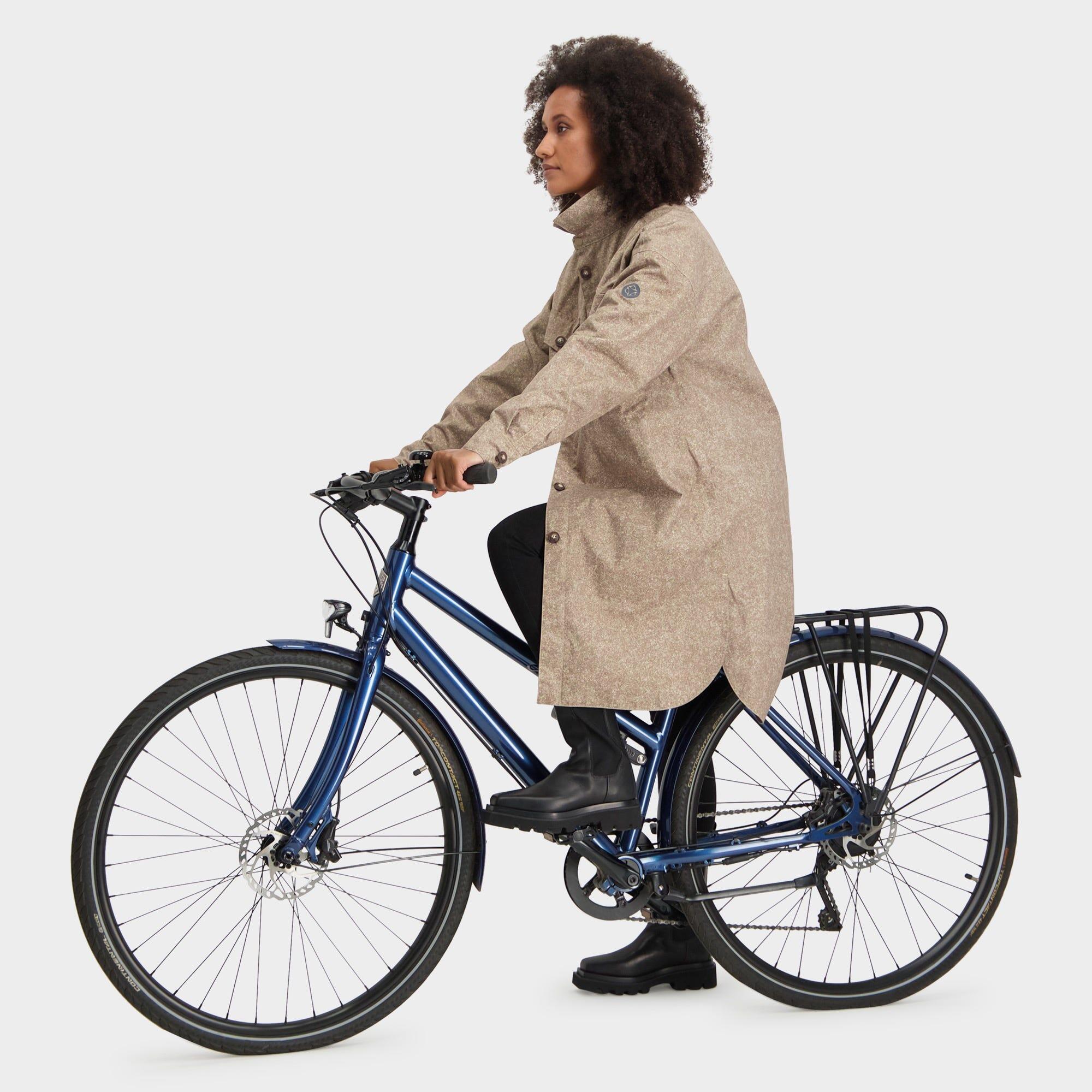 Oversized Rain Shirt Urban Outdoor Donne Lead Grey 4/7