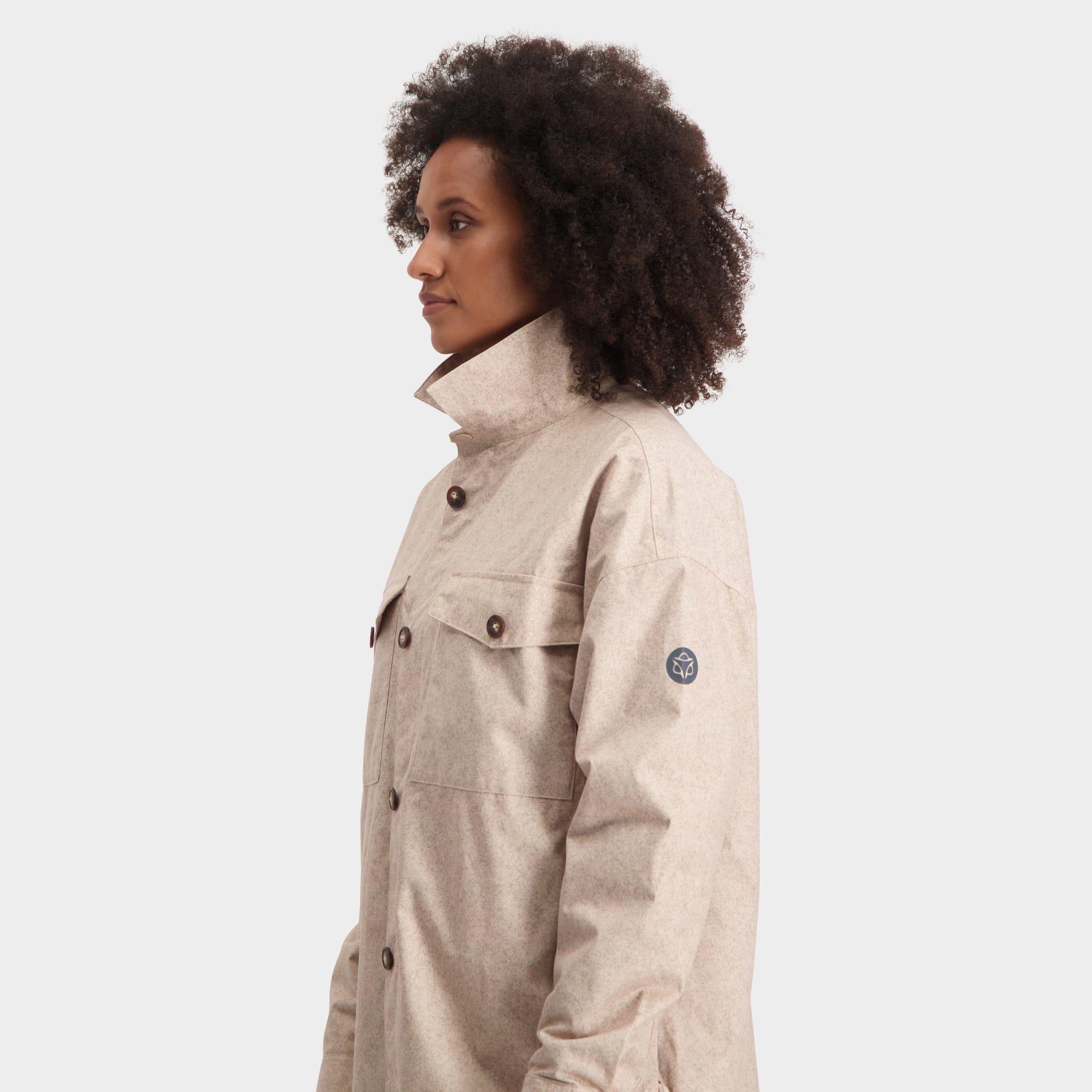 Oversized Rain Shirt Urban Outdoor Dames Moonlight 6/7