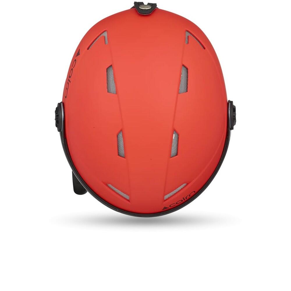 CAIRN Casque de ski junior ANDROID VISOR J - MAT BRIGHT RED 3/3