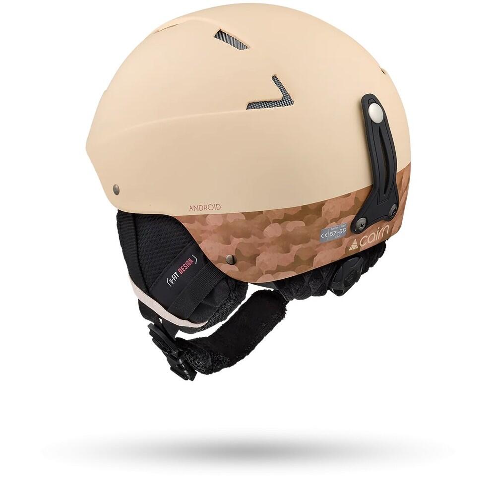 CAIRN Casque de ski ANDROID GRAPHIC - MAT LIGHT PEACH 2/3