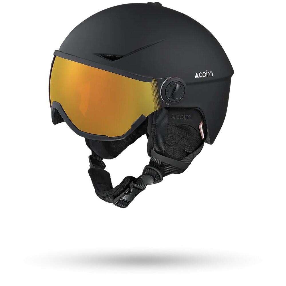 Cairn - Cairn Casque De Ski Rise Photochromic - Pure Mat Black - Casque - Noir - 58-61 Cm - Decathlon