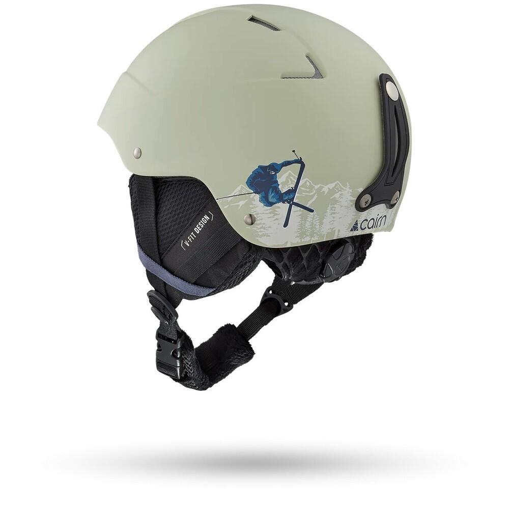 CAIRN Casque de ski junior ANDROID GRAPHIC J - MAT AGATE GRAY 2/3