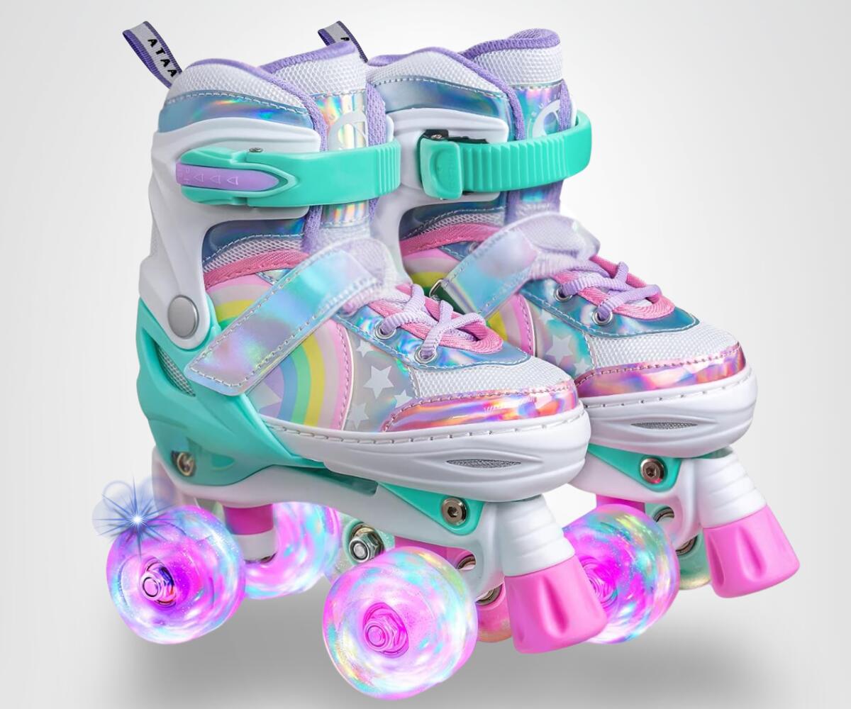 Patines 4 Ruedas niñas Glitter ATAA con 4 posiciones talla M (35-38)