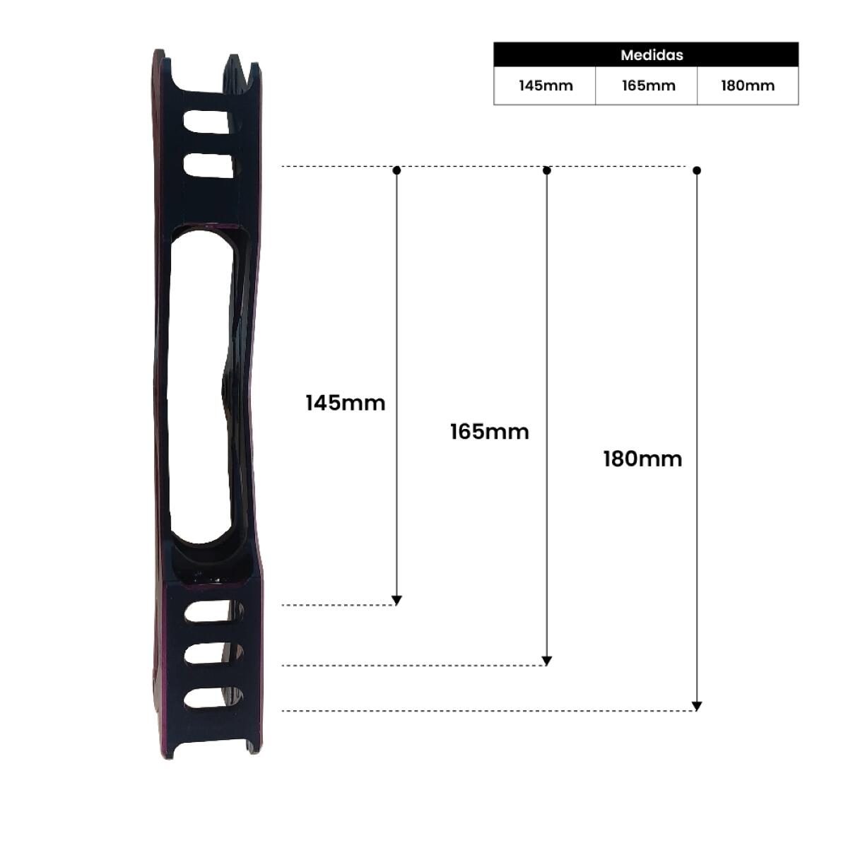 GUÍA PARA PATINES 3x110 NEGRO/GRIS 255MM 2 UDS 3/3