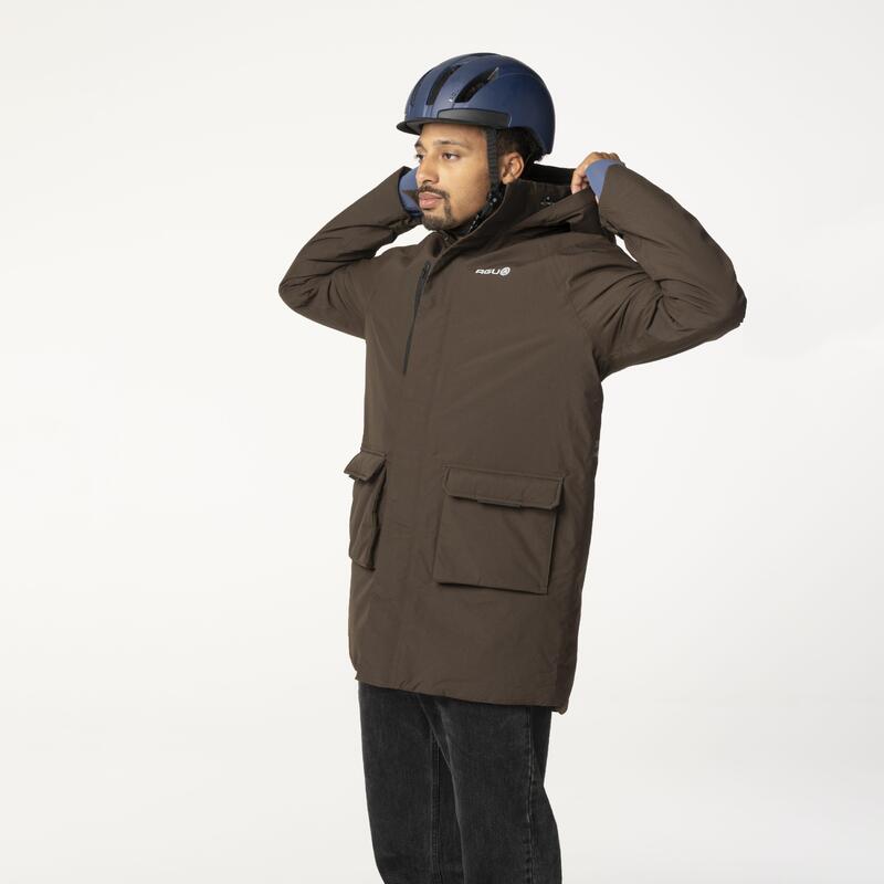 Defender Winter Rain Jacket  Men Ground Coffee