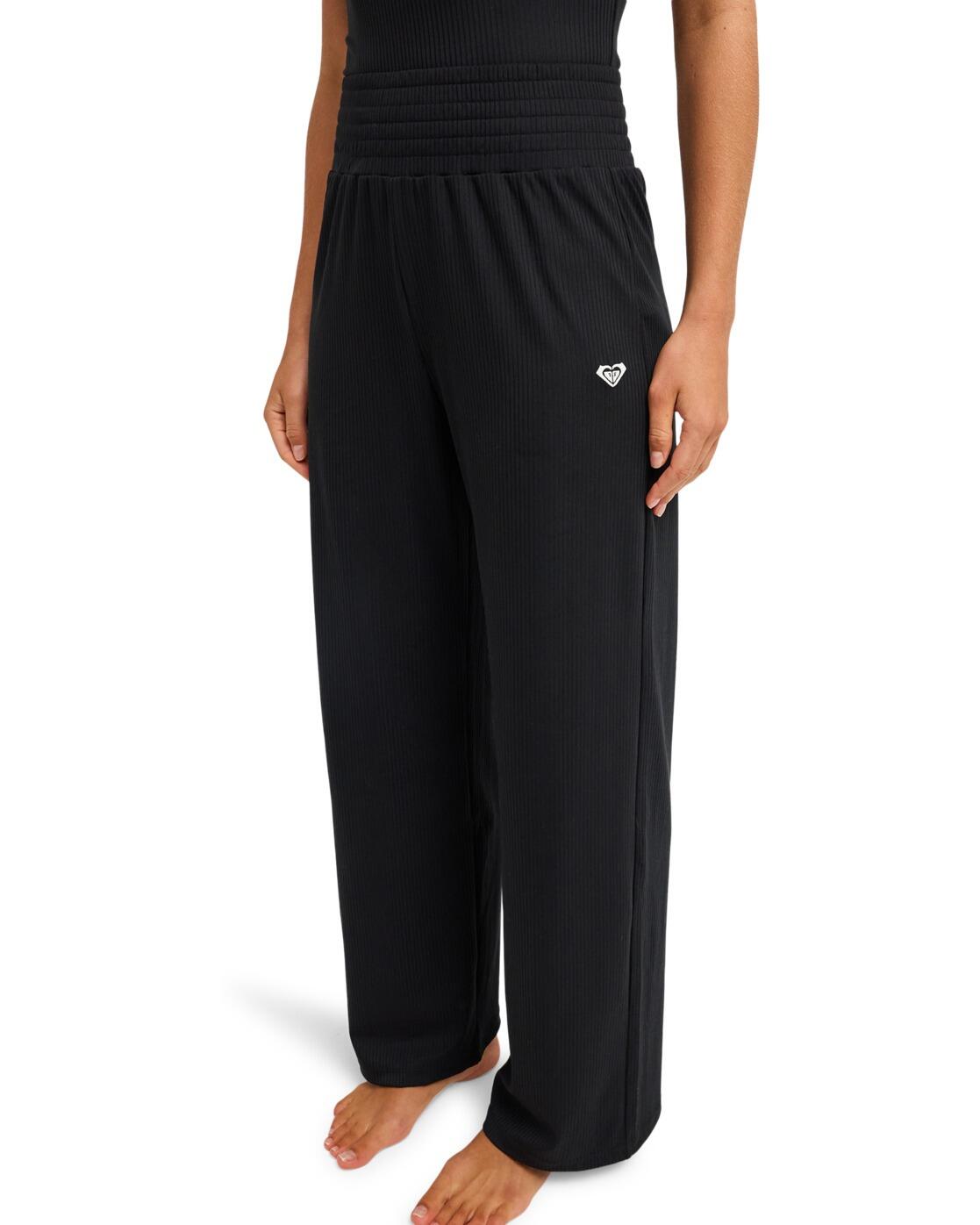 Pantalon de sport RISE & VIBE Noir Femme 3/4