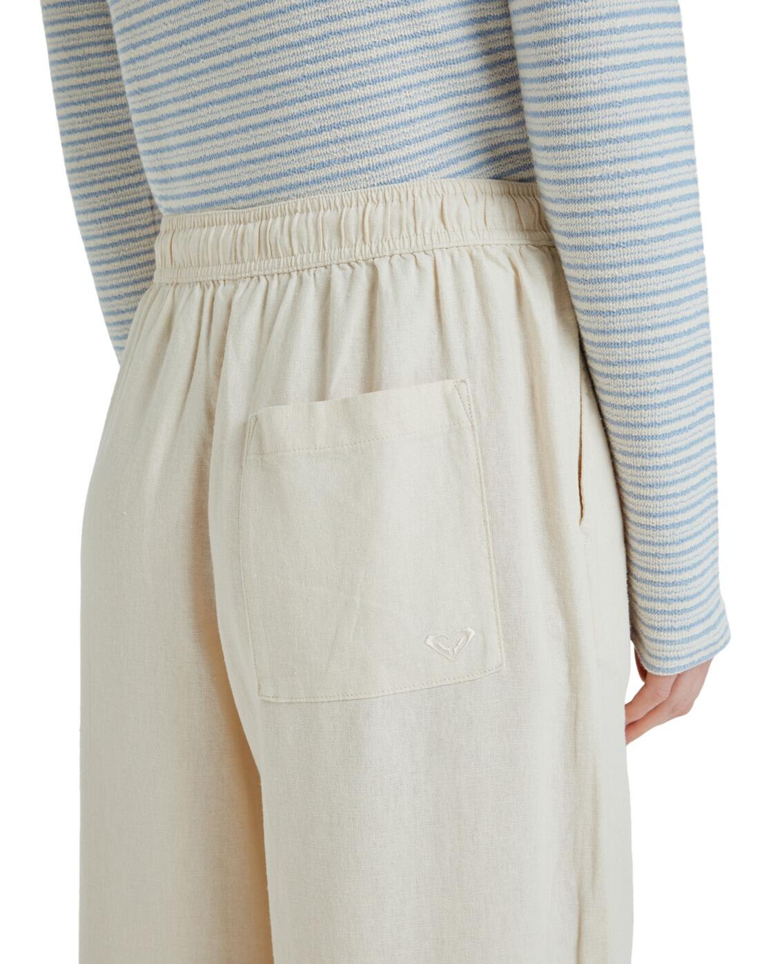 Pantalon souple LEKEITIO BREAK MID Beige Femme 4/5