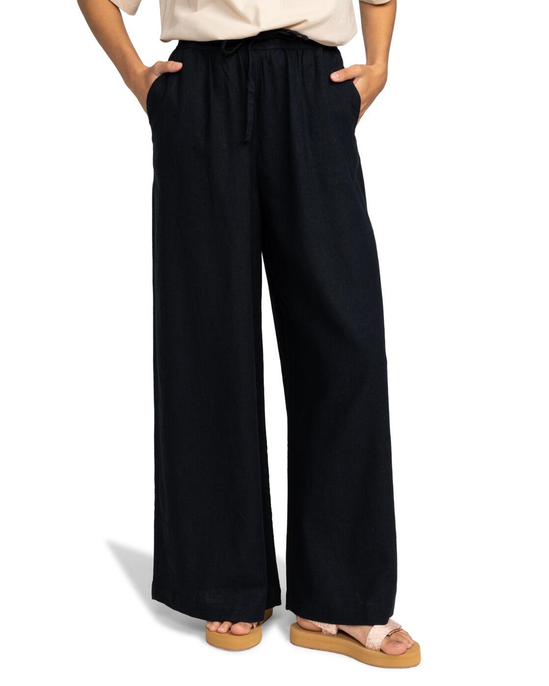 Pantalon souple LEKEITIO BREAK MID Noir Femme 2/4