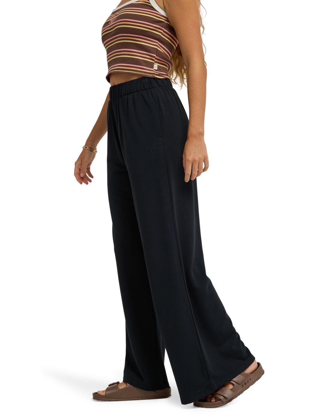 Lounge-Jogginghose mit weitem Bein SURFING BY SUNLIGHT Schwarz Dames 4/4