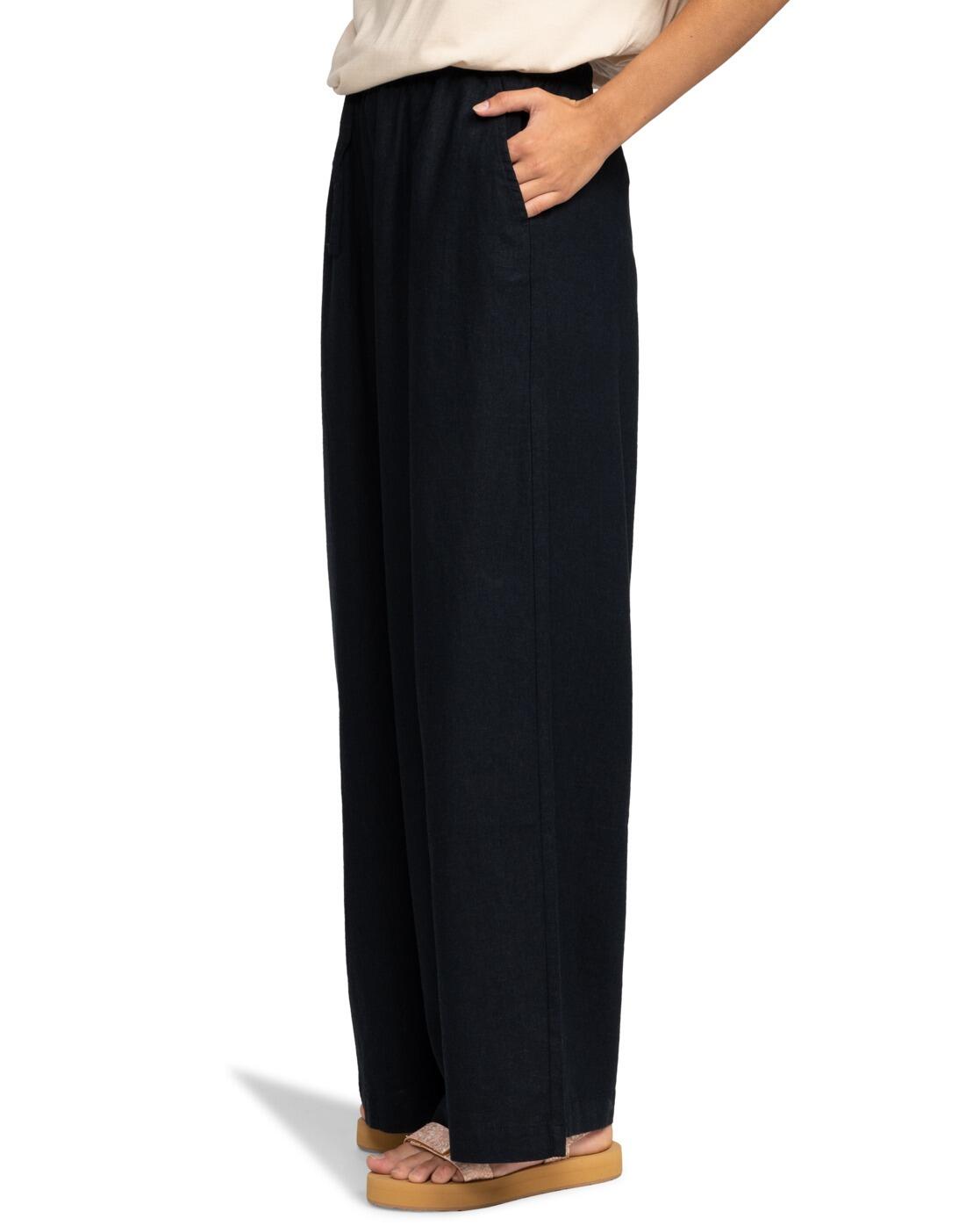 Pantalon souple LEKEITIO BREAK MID Noir Femme 4/4