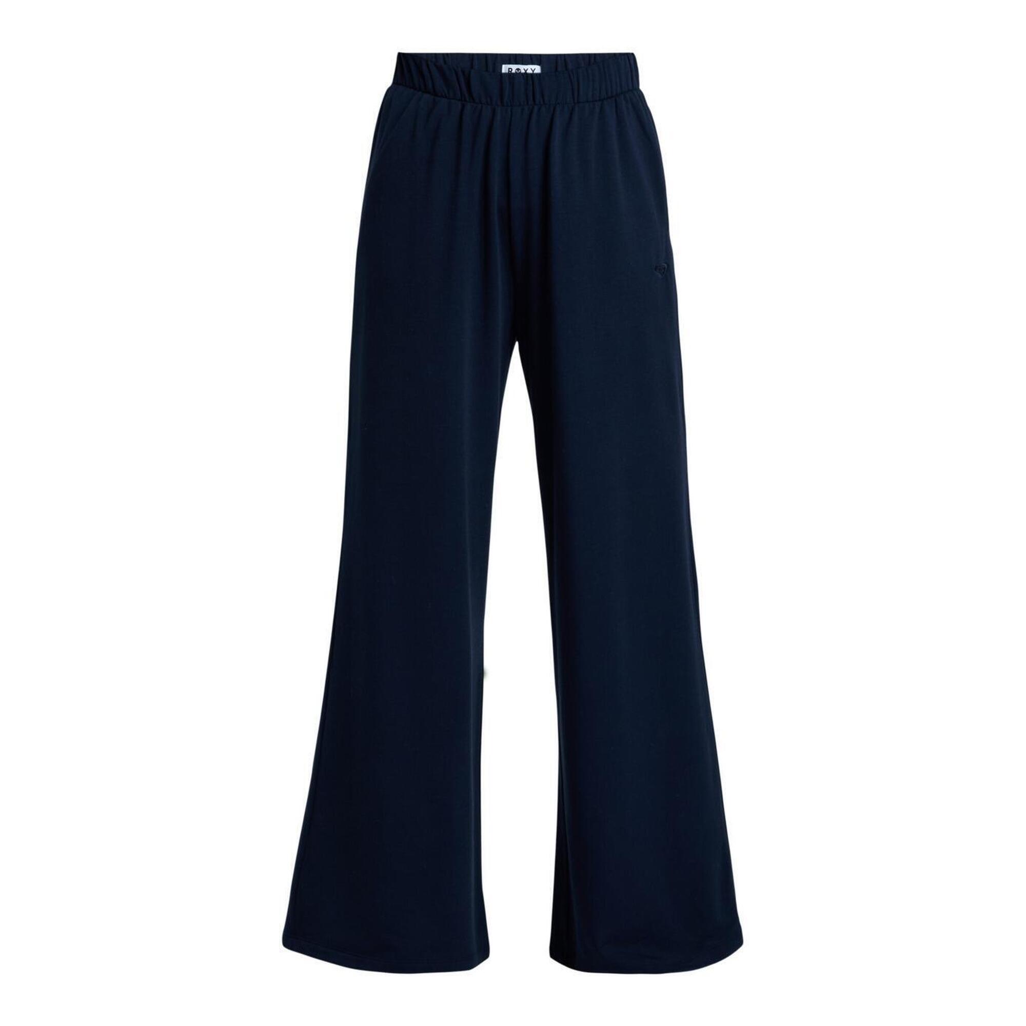 Roxy - Pantalon De Jogging À Jambes Larges Surfing By Sunlight Noir Femme - Pantalons - Gris - Decathlon
