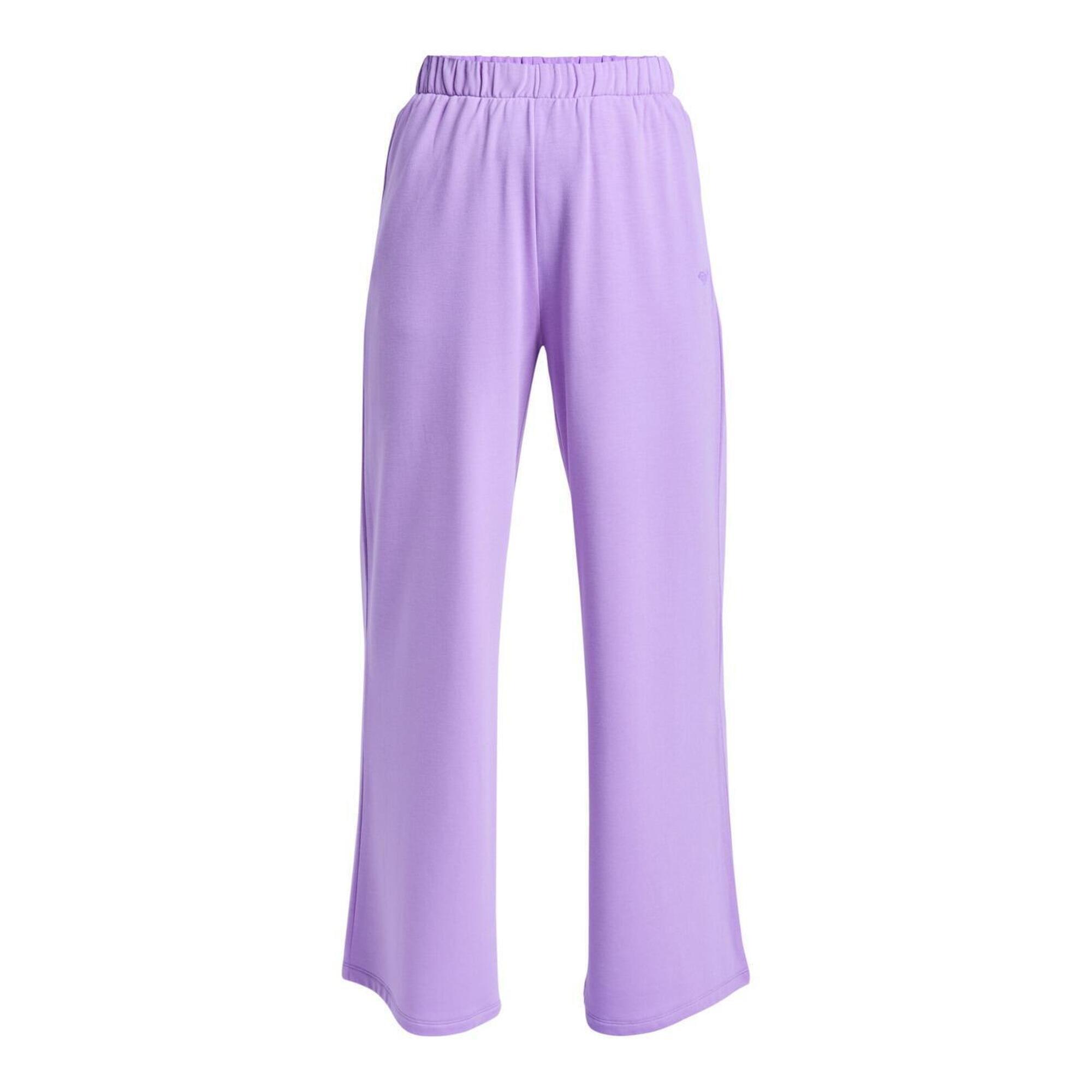 Roxy - Pantalon De Jogging À Jambes Larges Surfing By Sunlight Violet Femme - Pantalons - Violet - Decathlon