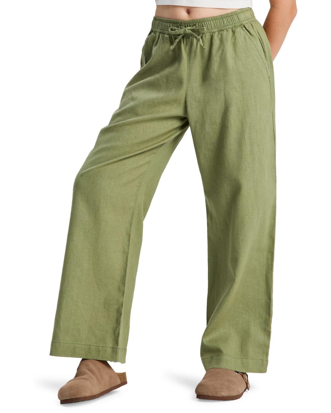 Pantalon à taille élastique LEKEITIO BREAK Vert Fille 3/4