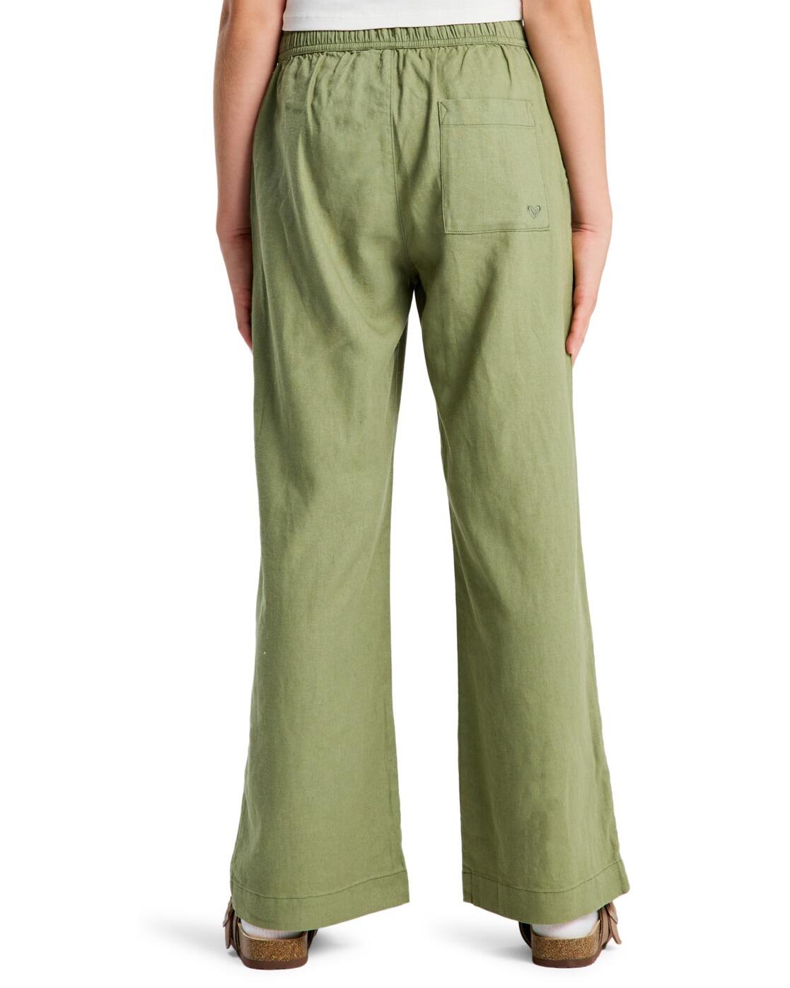 Pantalon à taille élastique LEKEITIO BREAK Vert Fille 2/4