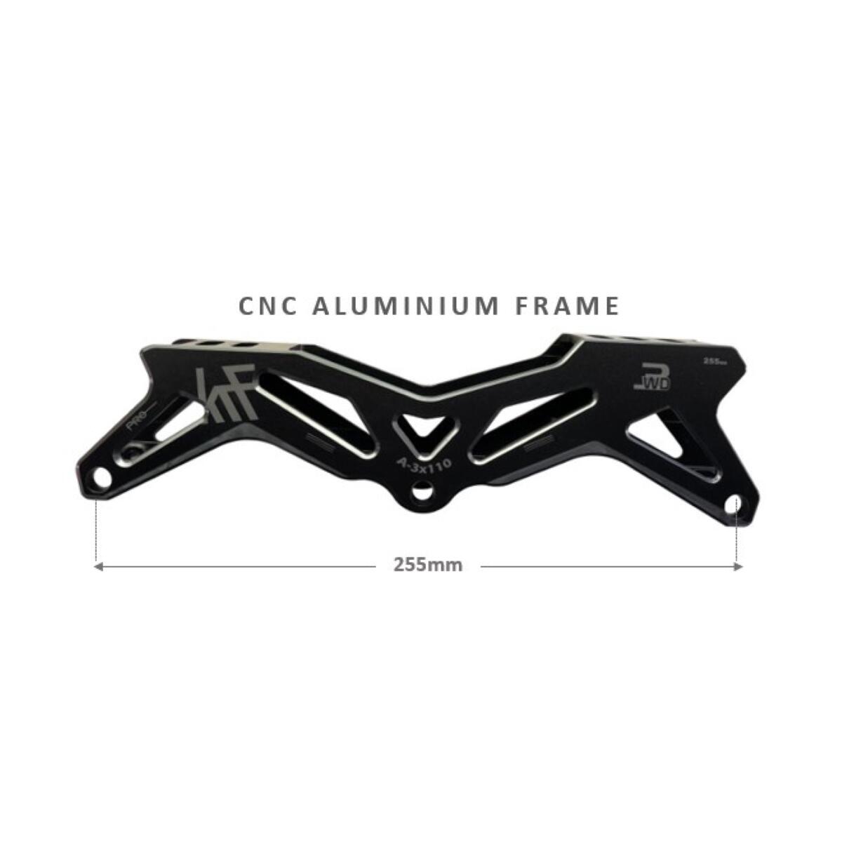 GUÍA PARA PATINES 3x110 NEGRO/GRIS 255MM 2 UDS 2/3