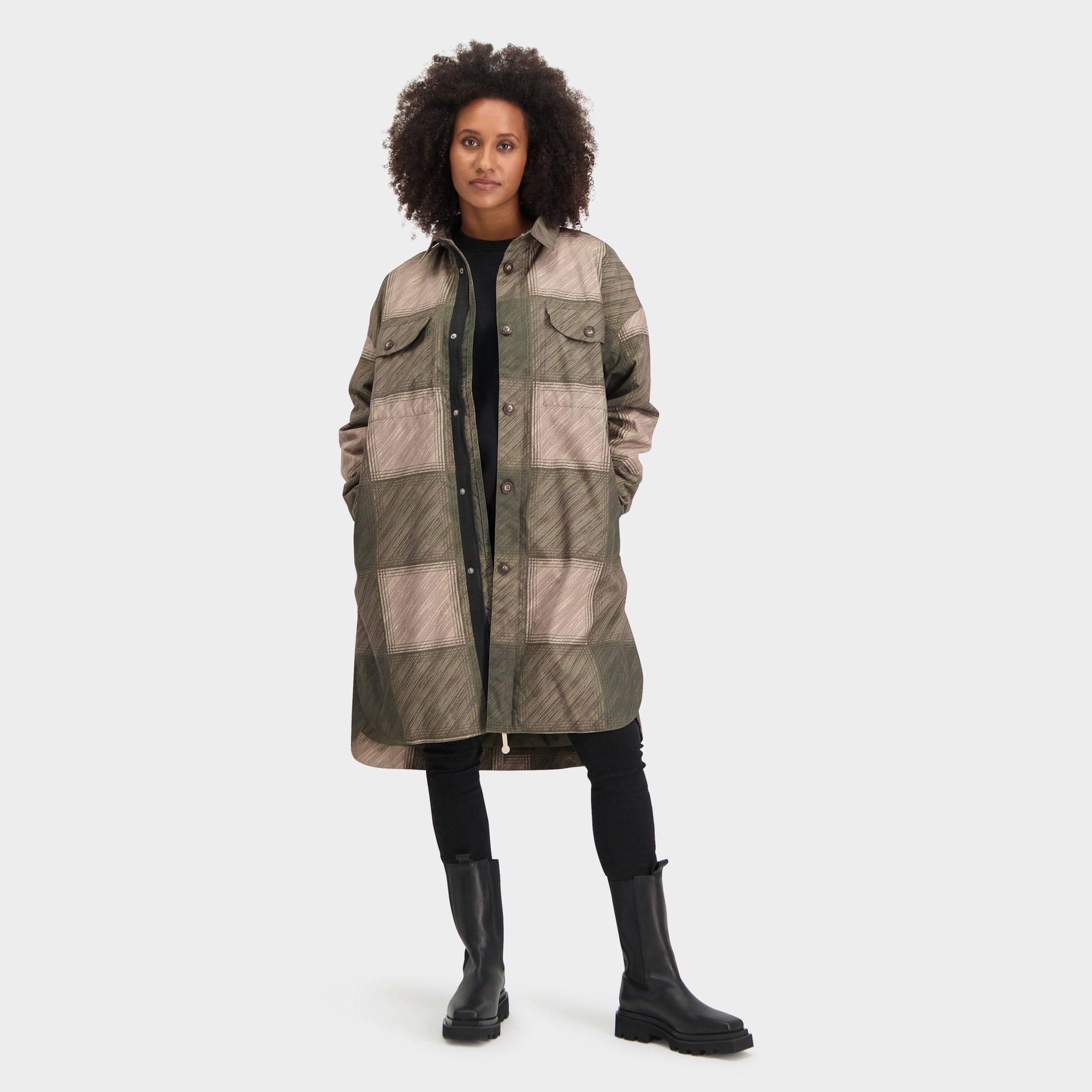 Winter Oversized Veste de pluie en hiver  Femme  Green 2/7