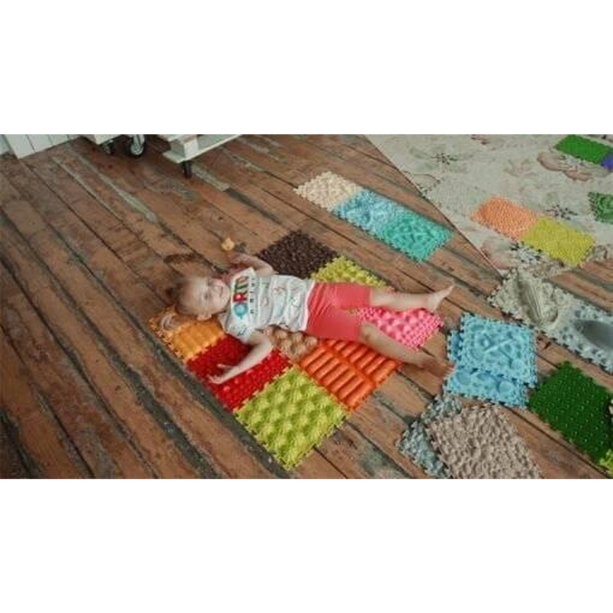 Saltea Senzorială Set Pastel 8 Piese