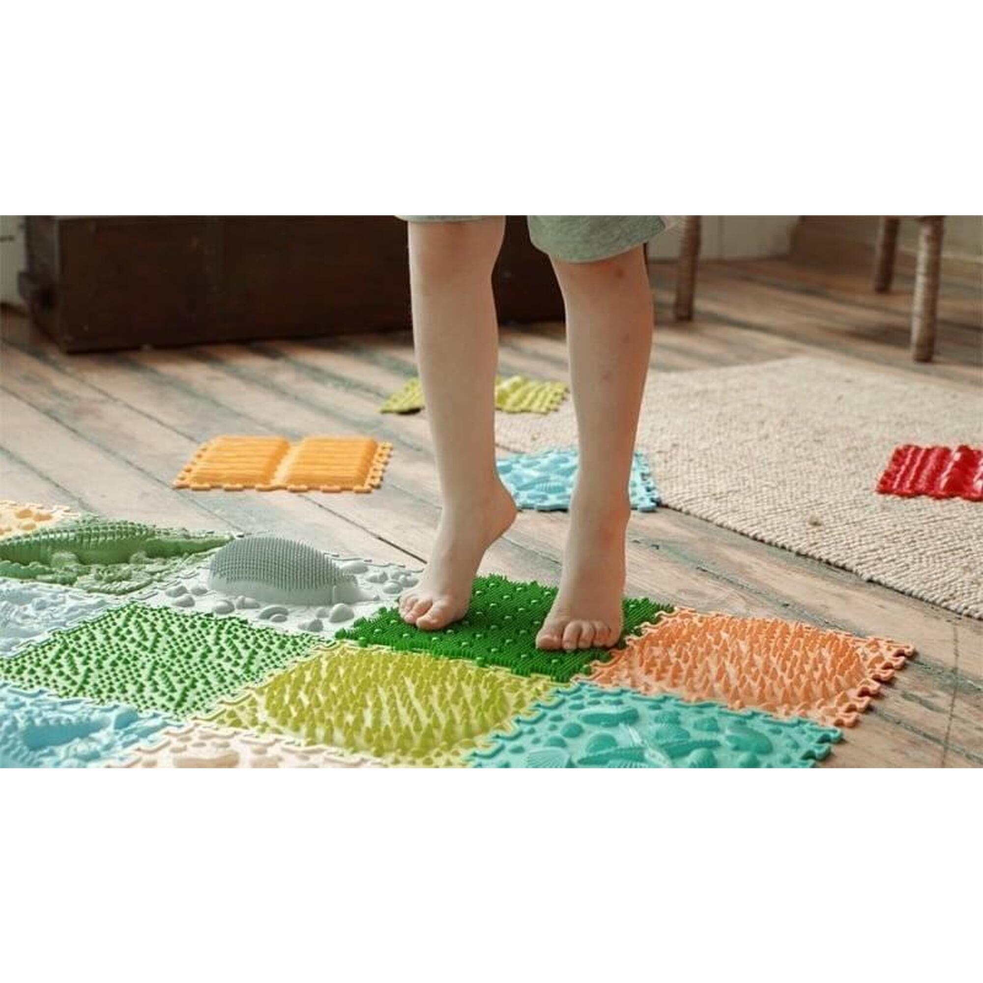 Rainbow Melody Saltea Senzorială Set 9 Piese