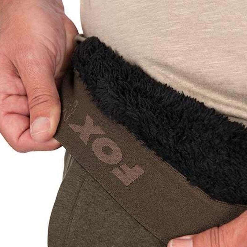 Pantalon de jogging en sherpa vert/noir de la collection Fox 3/5