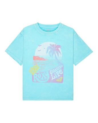 T-Shirt EVEOVERSIZE WASHED Blau Meisjes 4-16