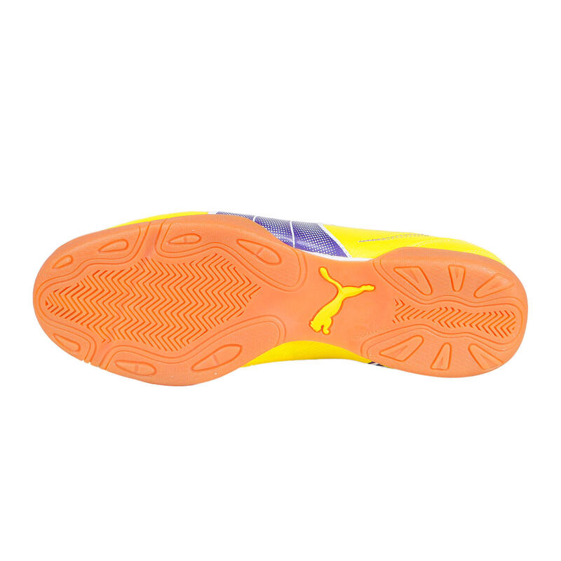 Ghete fotbal sala Puma V5.11 IT, yellow-purple-white 46.5