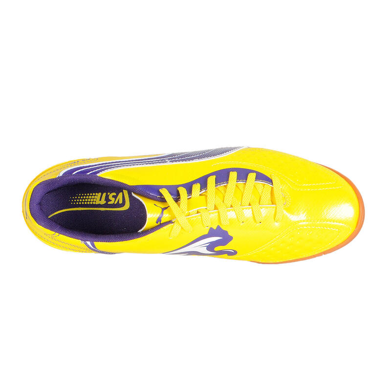 Ghete fotbal sala Puma V5.11 IT, yellow-purple-white 46.5